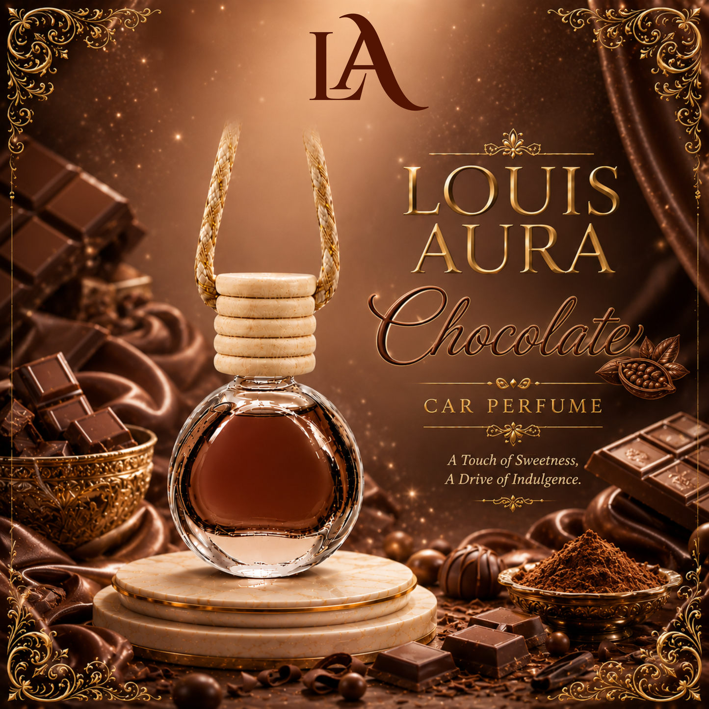 Louis Aura Chocolate Car Perfume