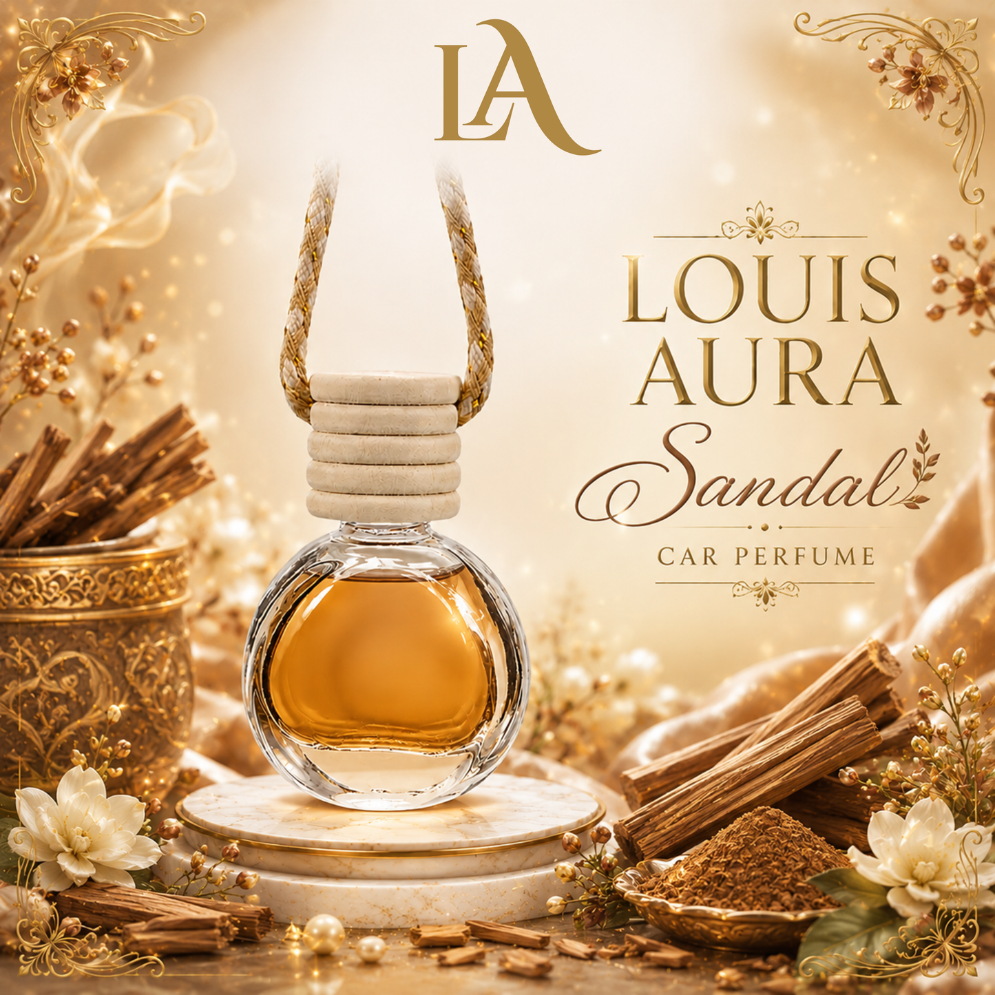 Louis Aura Sandal Car Perfume