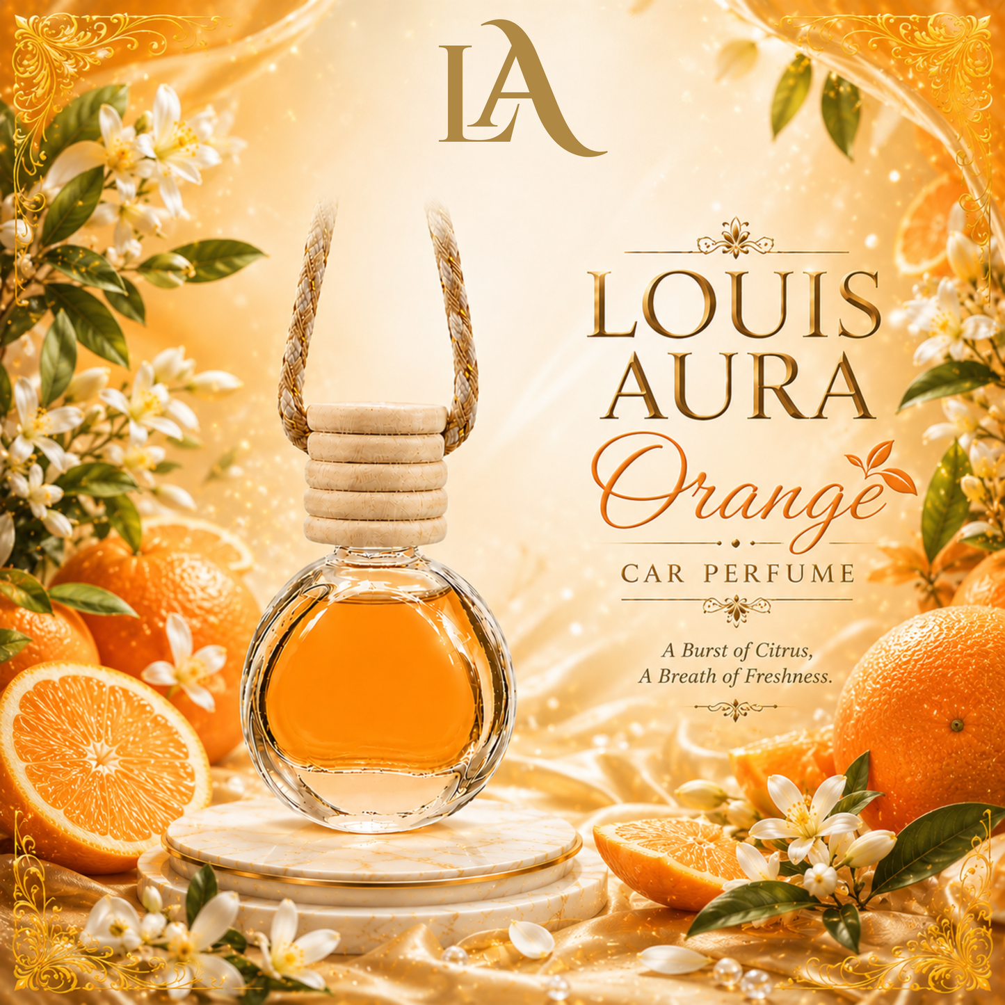 Louis Aura Orange Car Perfume