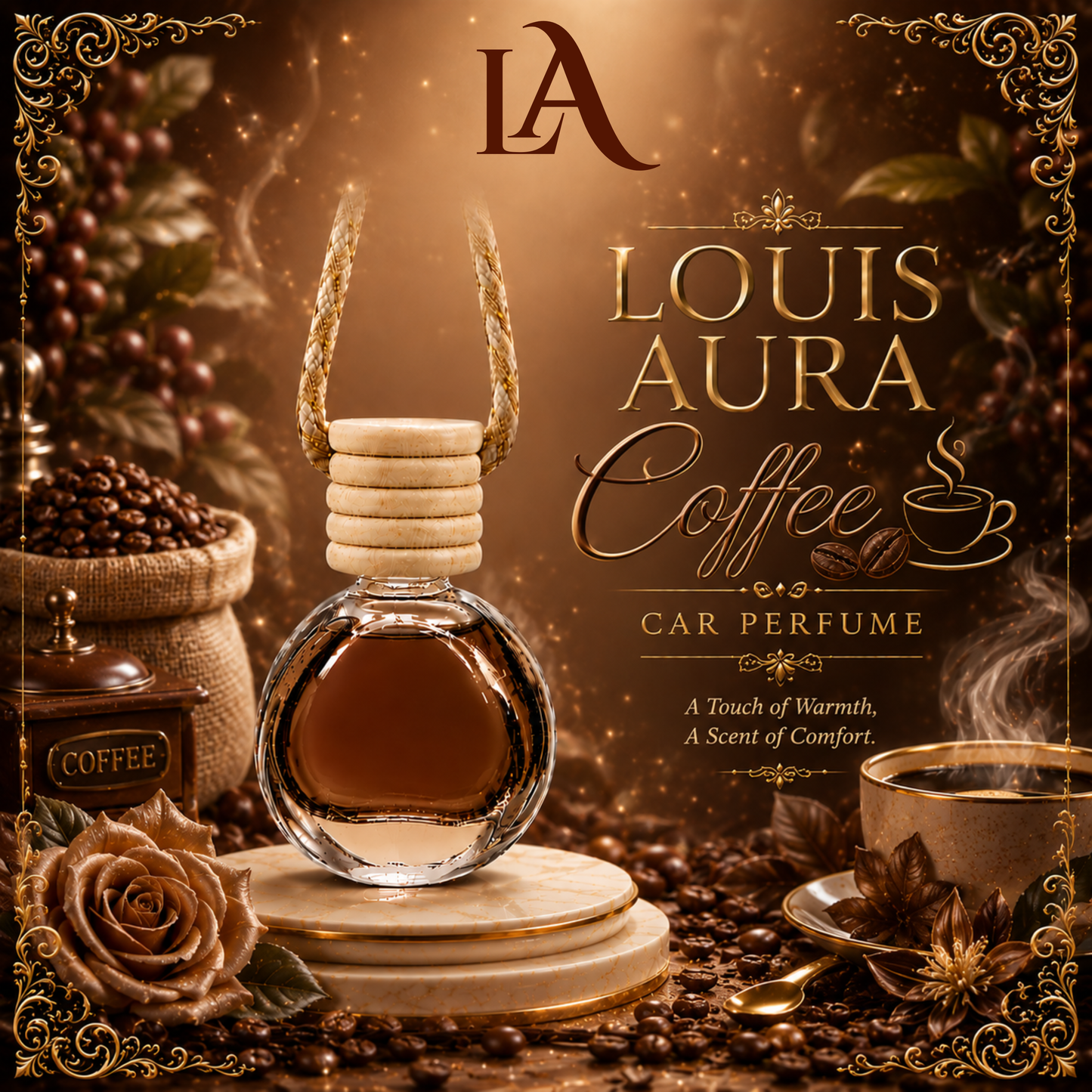 Louis Aura Coffee Car Perfume