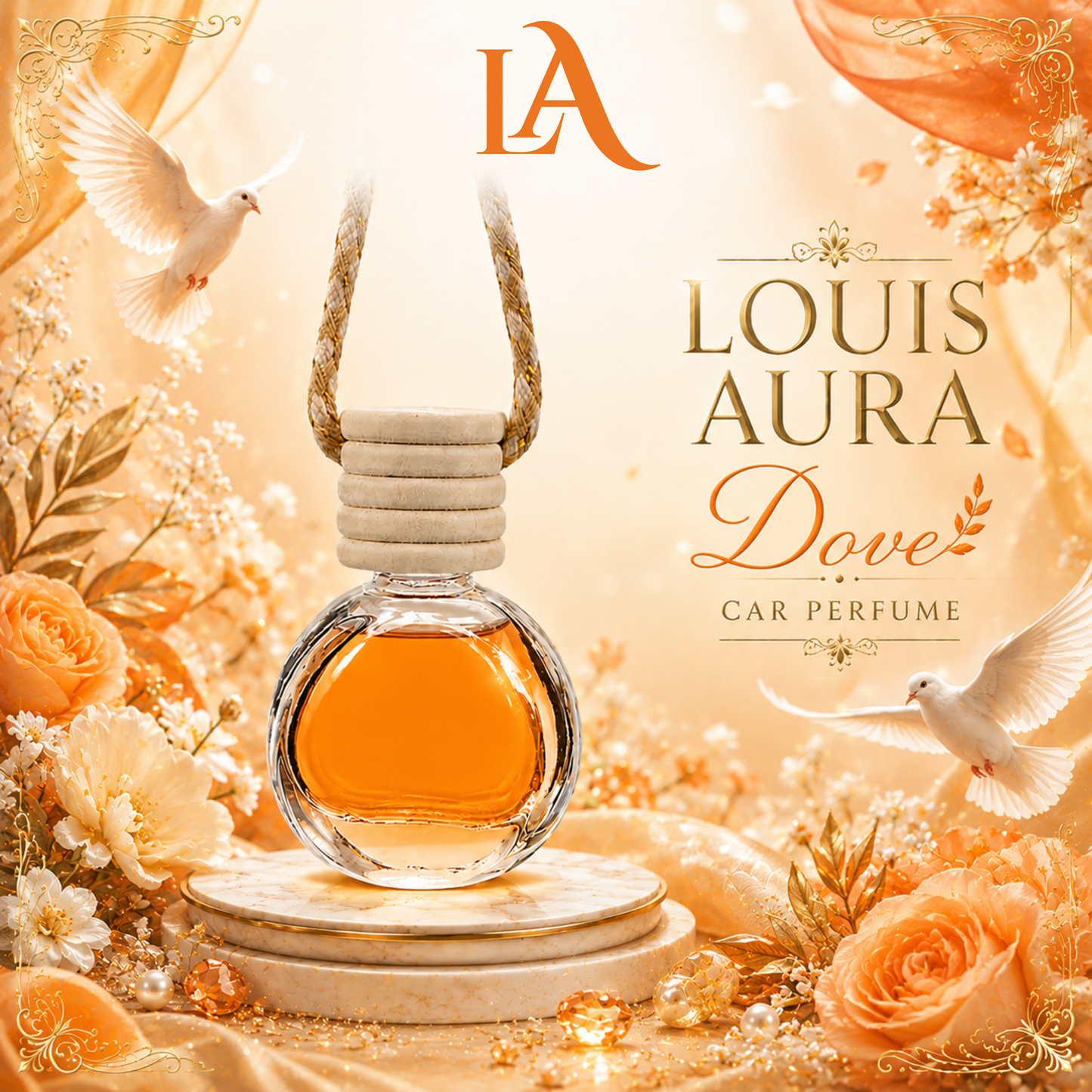 Louis Aura Dove Car Perfume