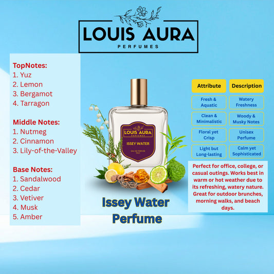 Louis Aura – Issey Water, Perfume for Men – 50ml
