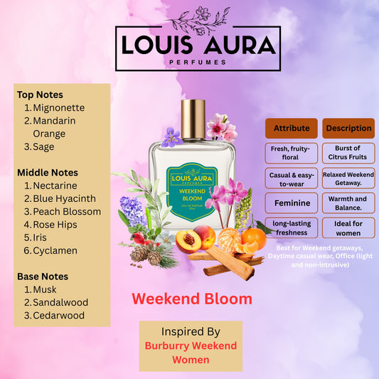 Louis Aura – Weekend Bloom, Perfume for Women – 50ml