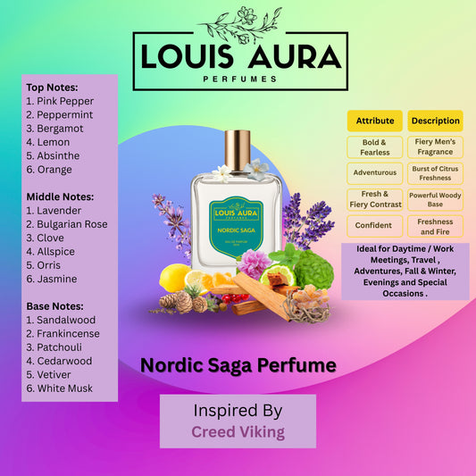 Louis Aura – Nordic Saga, Perfume for Men – 50ml