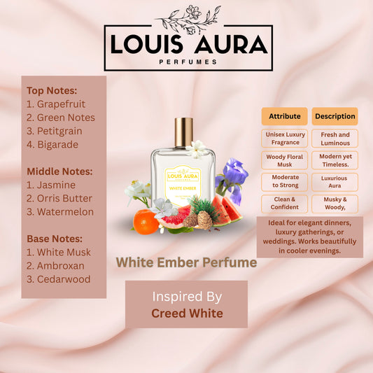 Louis Aura – White Ember, Perfume for Unisex – 50ml