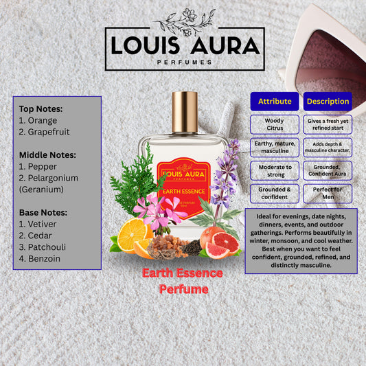 Louis Aura – Earth Essence, Perfume for Men – 50ml