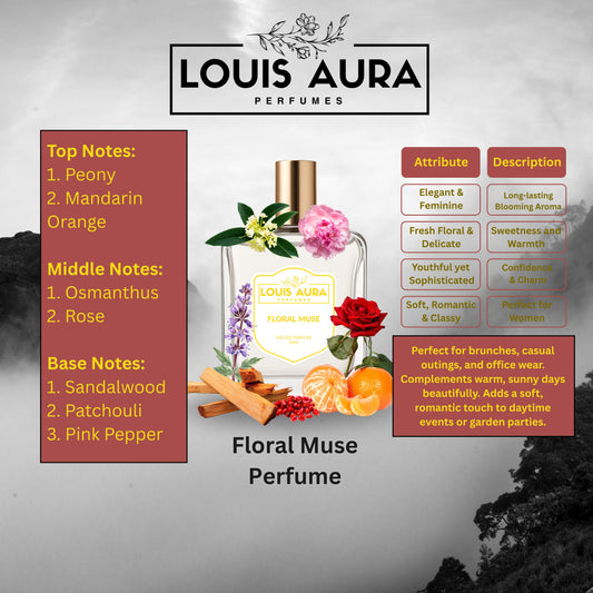 Louis Aura – Floral Muse, Perfume for Women – 50ml