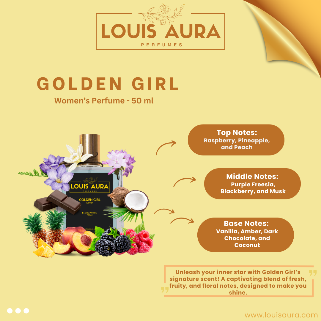 Louis Aura Golden Girl, Perfume for Women - 50ml