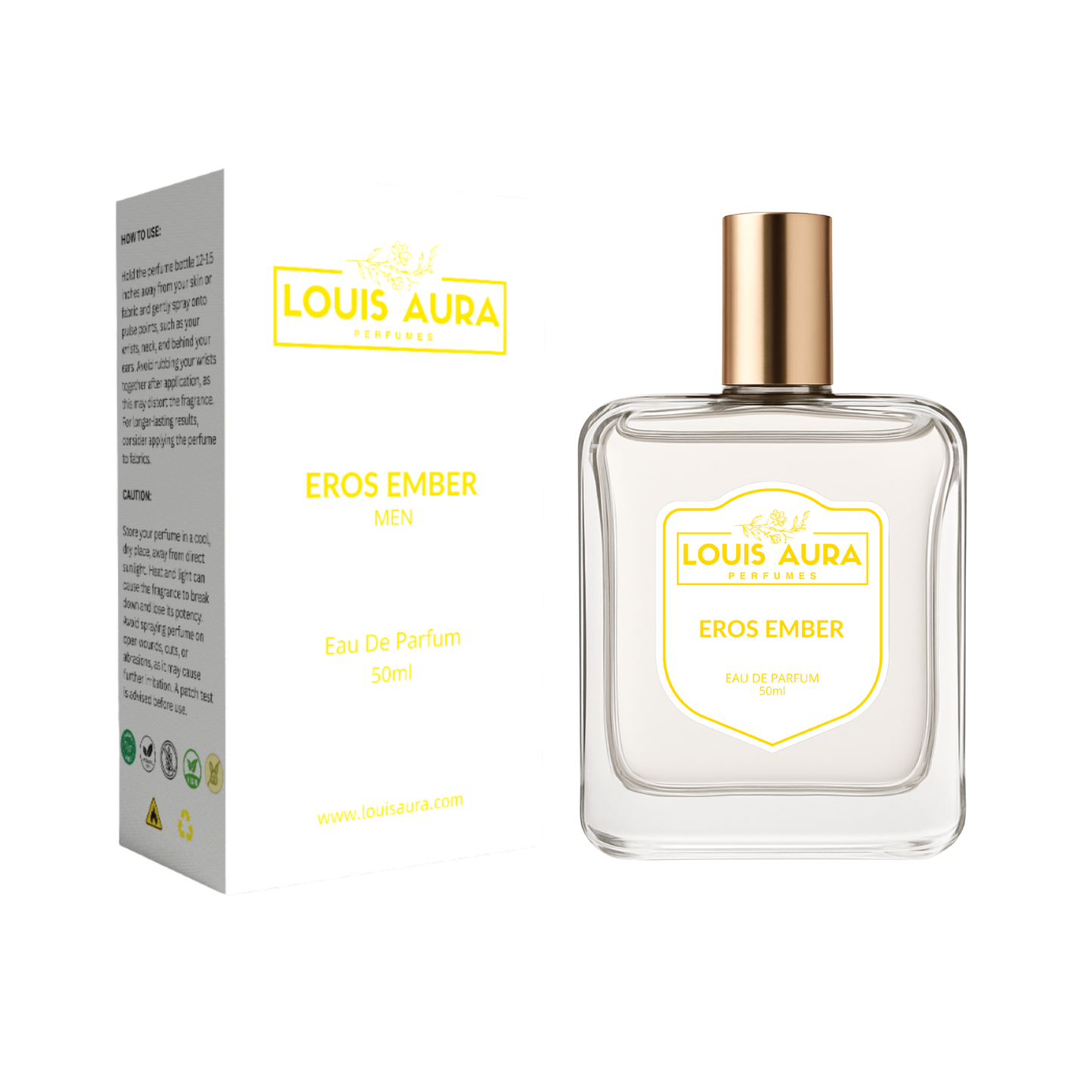 Louis Aura – Eros Ember, Perfume for Men – 50ml