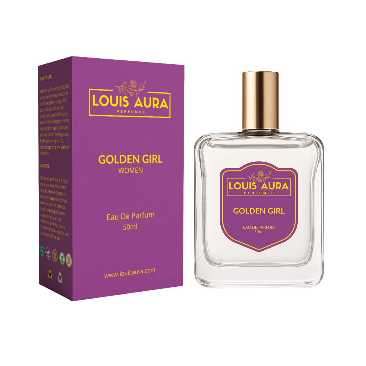Louis Aura Golden Girl, Perfume for Women - 50ml
