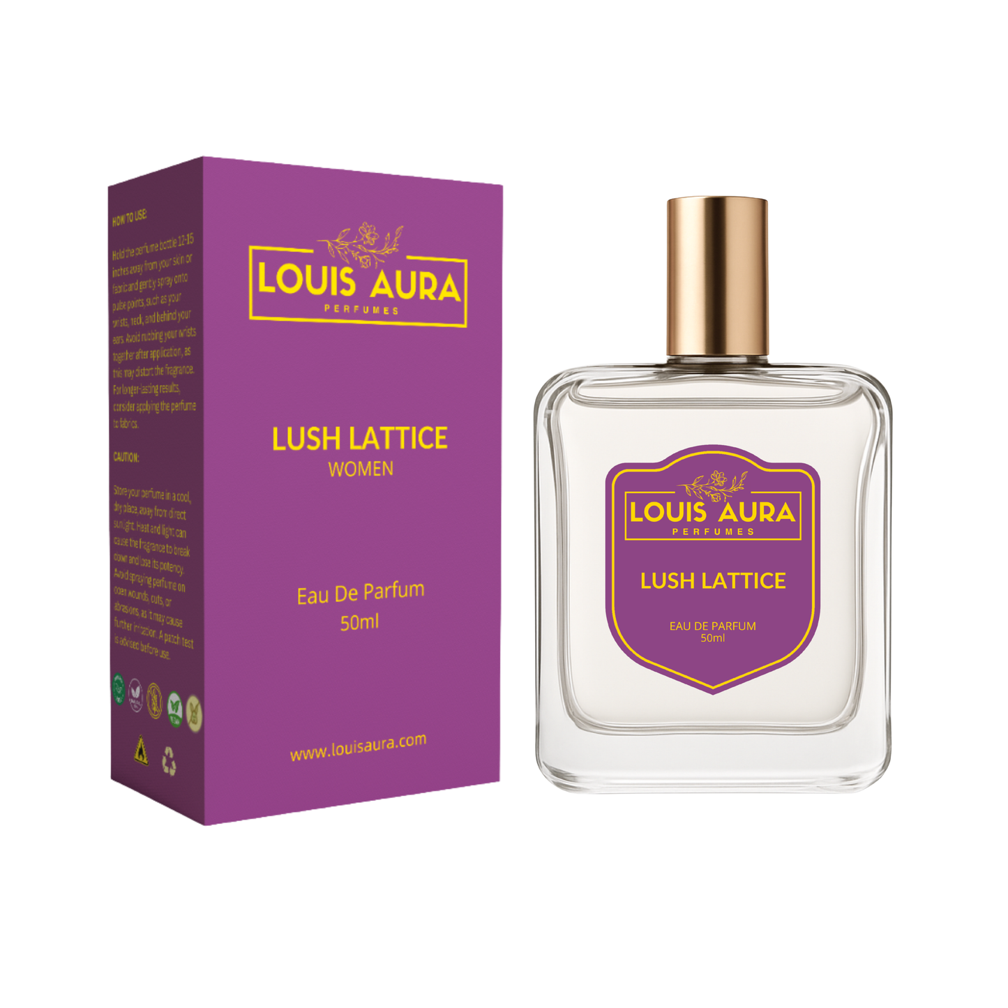 Louis Aura Lush Lattice, Perfume for Women- 50ml