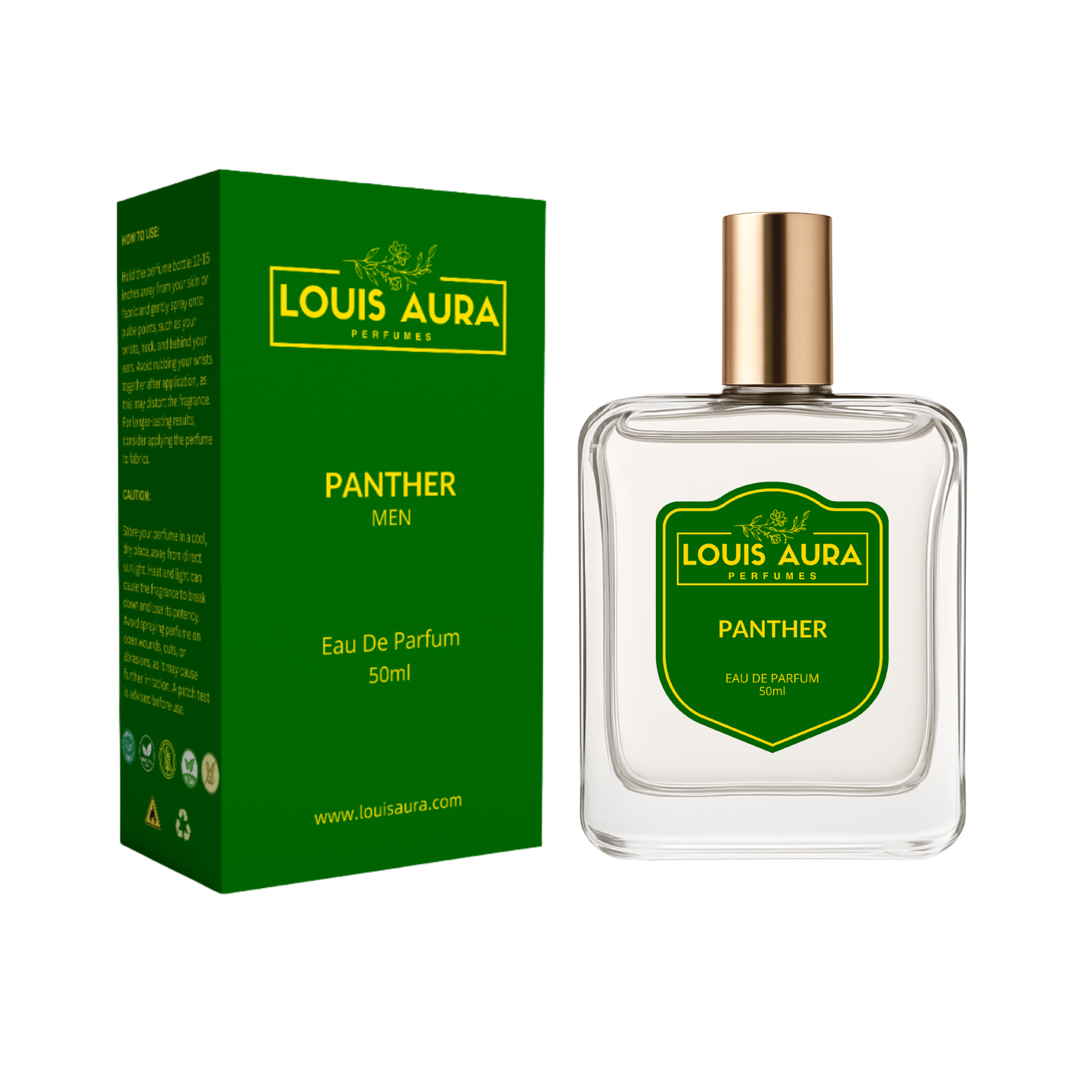 Louis Aura – Panther, Perfume for Men – 50ml