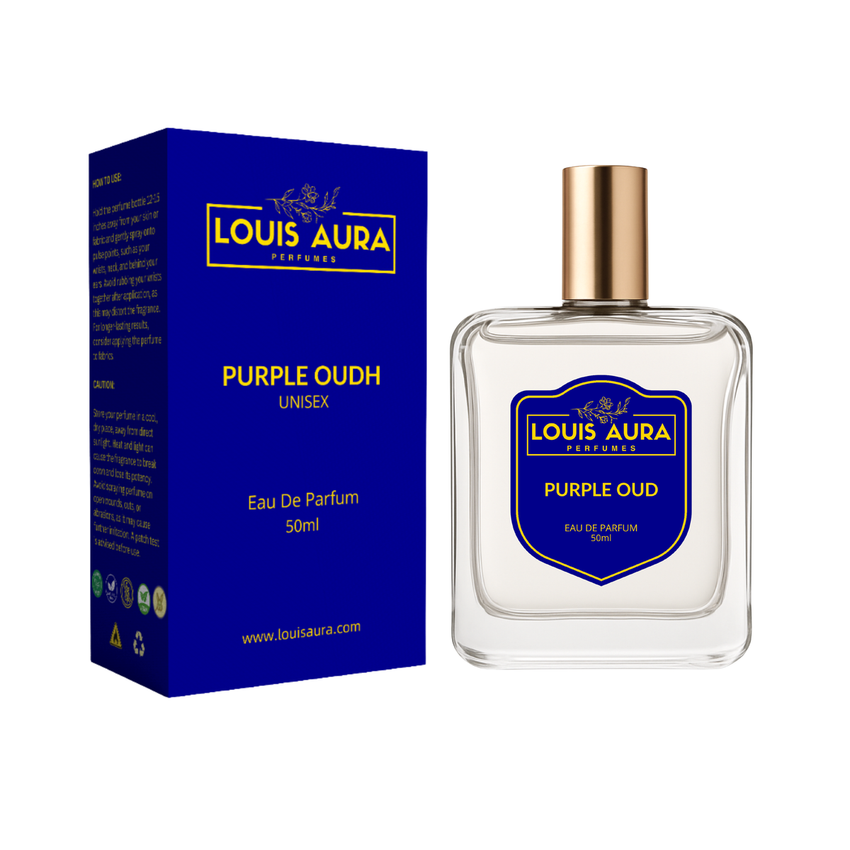Louis Aura – Purple OUD, Perfume for Unisex – 50ml