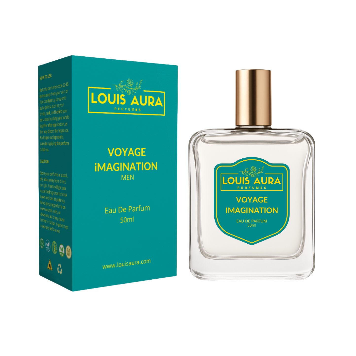 Louis Aura – Voyage Imagination, Perfume for Men – 50ml